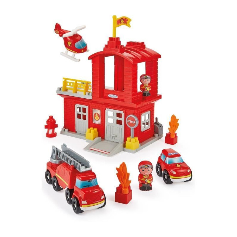 ECOIFFIER 2980 Abrick - Fire station - Firefighters on fire