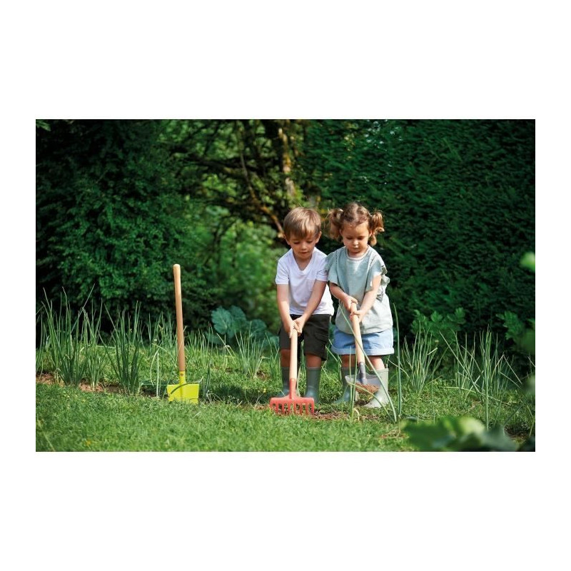 Net of 3 large garden tools - ECOIFFIER - 4338 - Let's prepare the soi