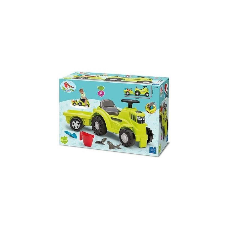 Tractor tractor carrier 85 cm garni ecoiffier