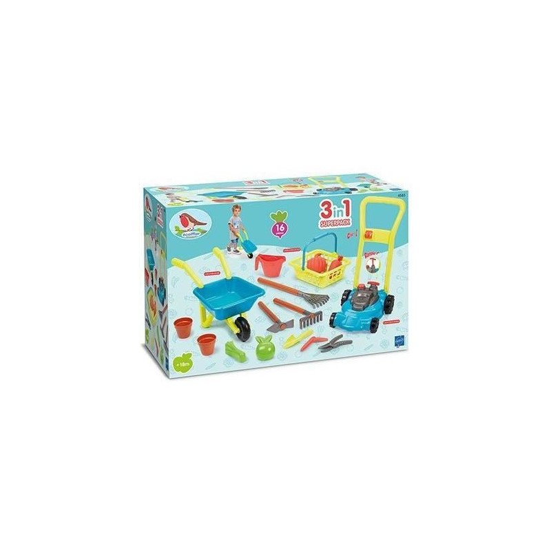 Super 3 in 1 Ecoiffier garden pack