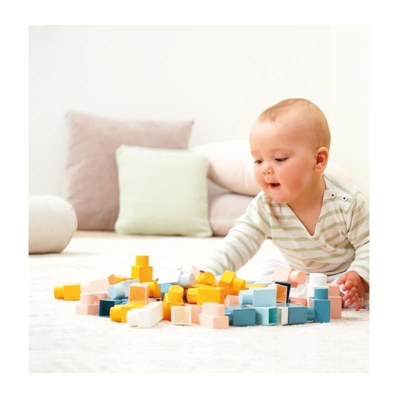 Storage barrel with colored bricks - Ecoiffier - 7916