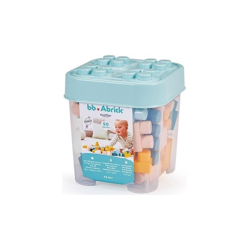 Storage barrel with colored bricks - Ecoiffier - 7916