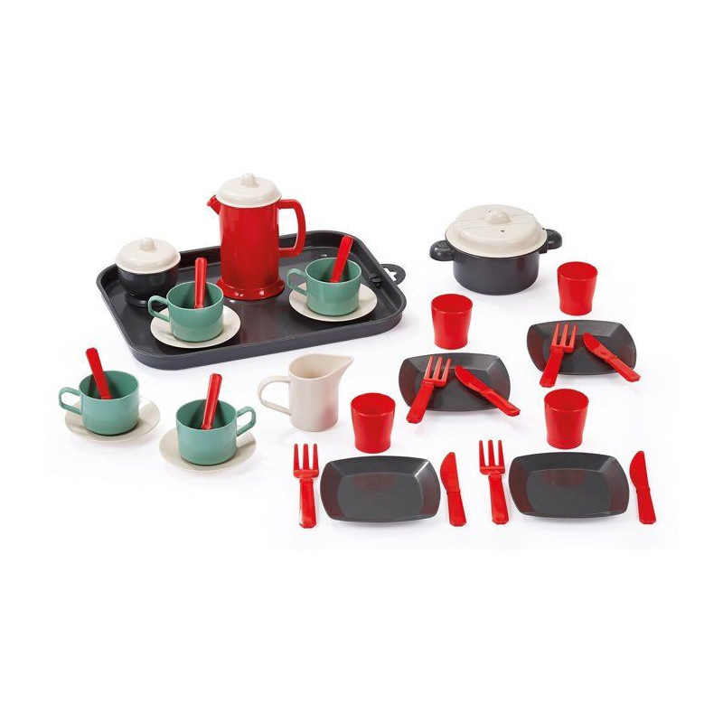 Filled play tray - Imitation game - ECOIFFIER - 26.5 cm - +18 months