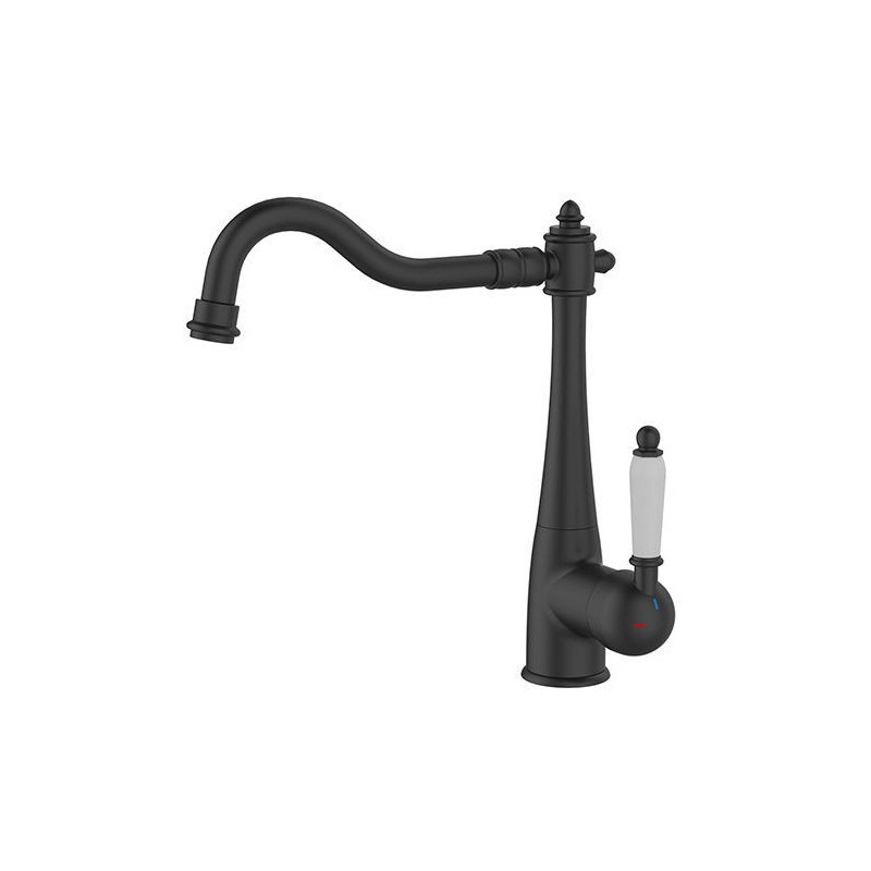 Kitchen mixer tap - EDOUARD ROUSSEAU - RETRO - Black
