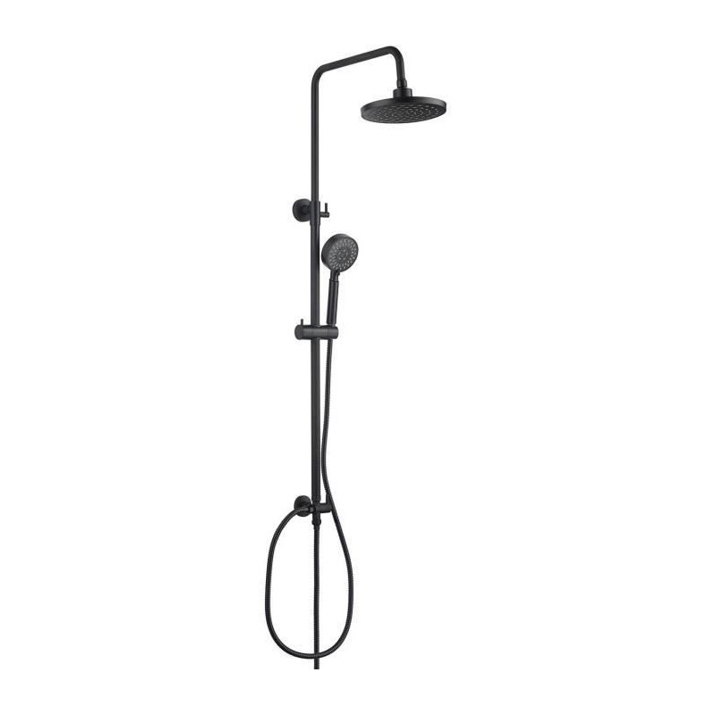 Shower column without taps - EDOUARD ROUSSEAU - HERA - Black