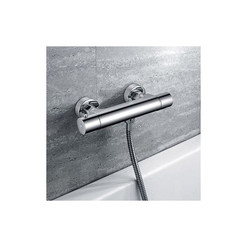 Thermostatic shower mixer - EDOUARD ROUSSEAU - Garance 3 - Cold body -