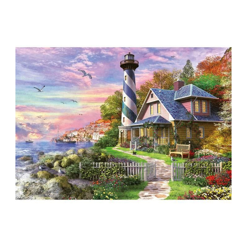 EDUCA 1000 Phare Puzzle A Rock Bay