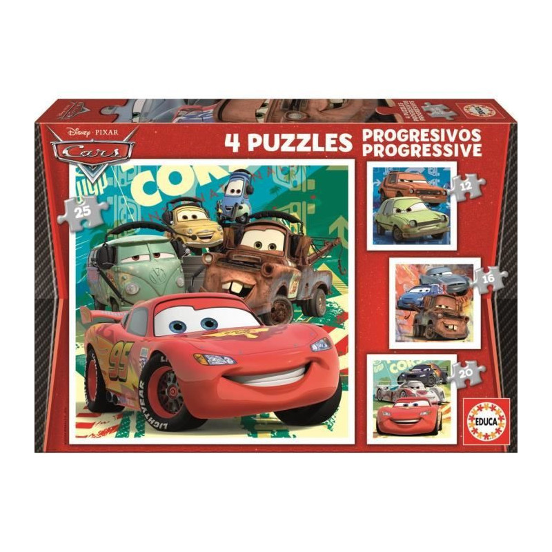 CARS Puzzle Progressive Puzzle