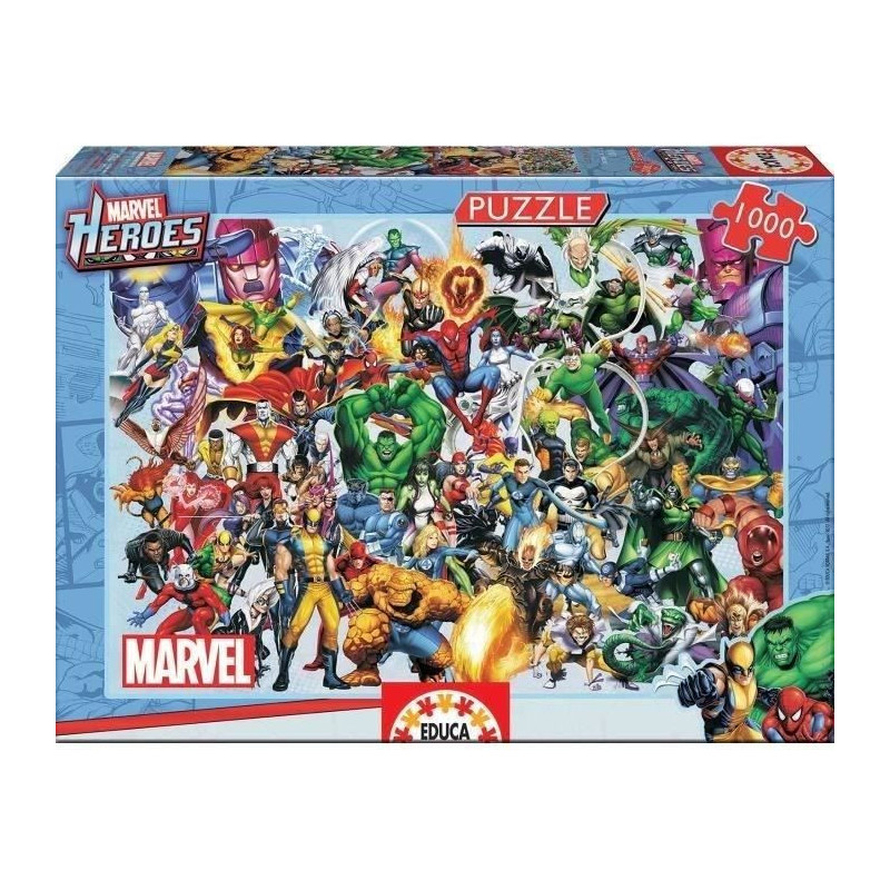 1000 COLLAGE OF HEROES MARVEL