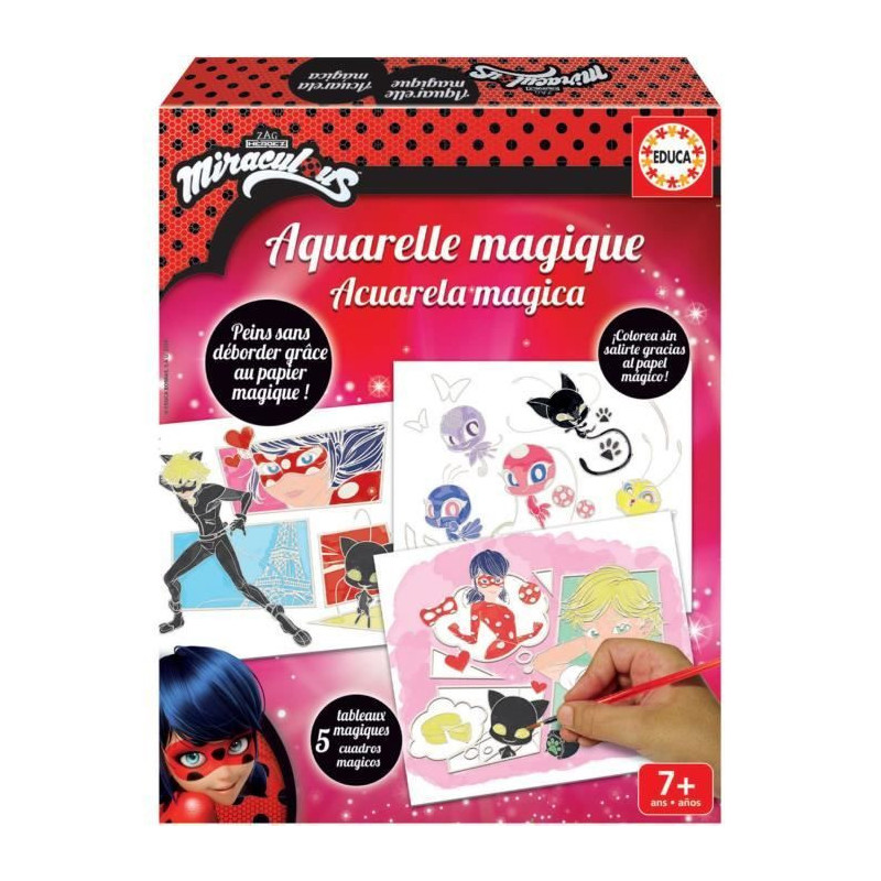 EDUCA - Miraculous Ladybug magic watercolor