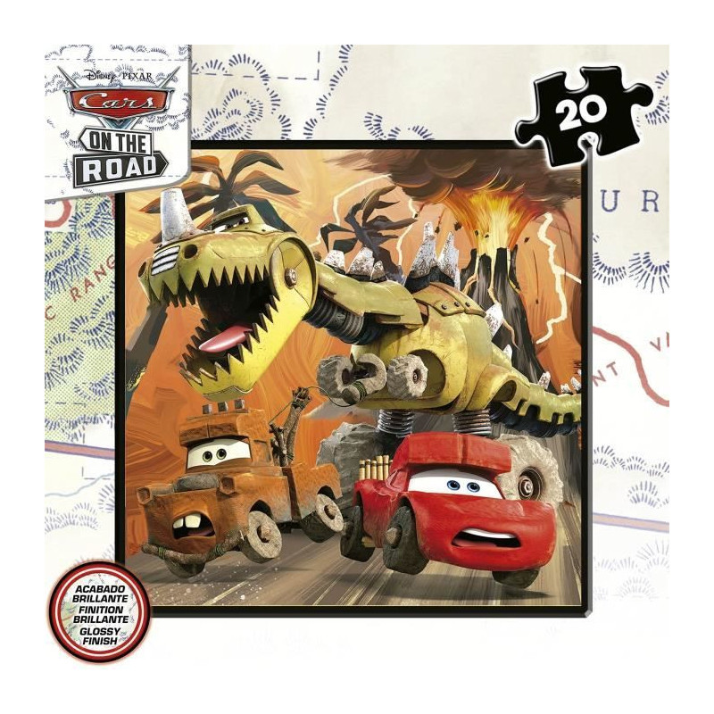 CARS - Malette of 4 progressive puzzles