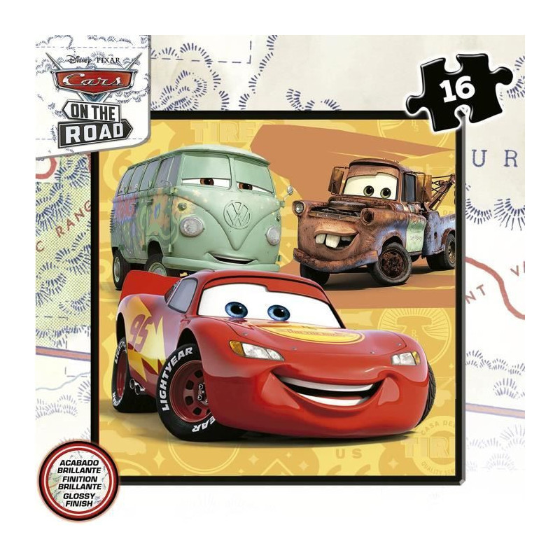 CARS - Malette of 4 progressive puzzles
