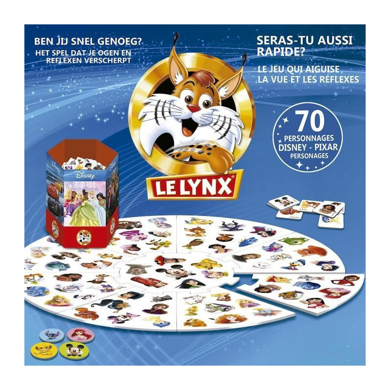 THE LYNX DISNEY 100 - EDUCA - Board game - 19748