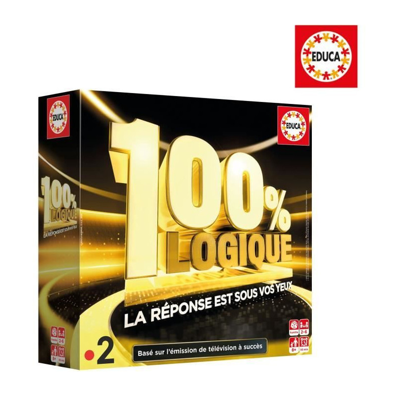 Board game - EDUCA - 100% Logic: The Answer is before your eyes - Adap