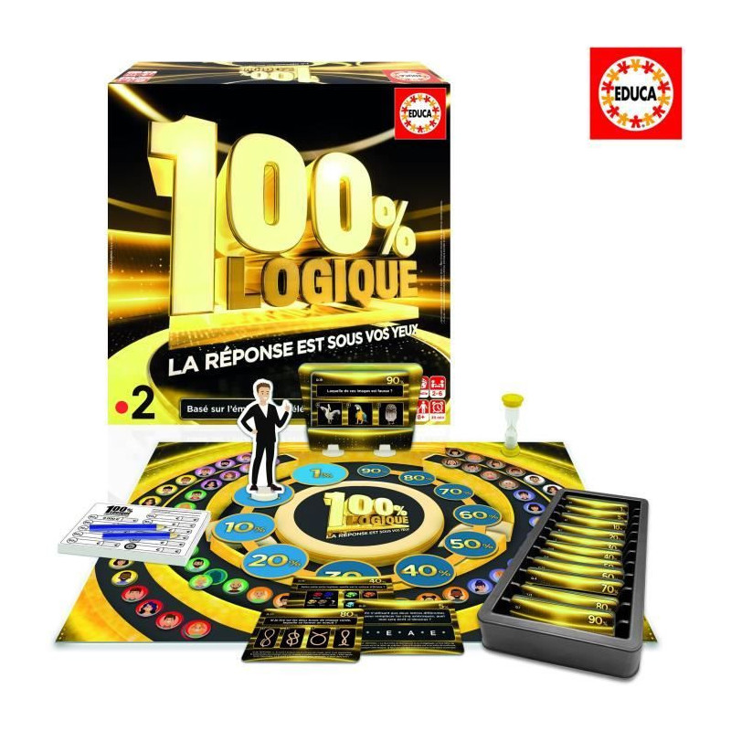 Board game - EDUCA - 100% Logic: The Answer is before your eyes - Adap