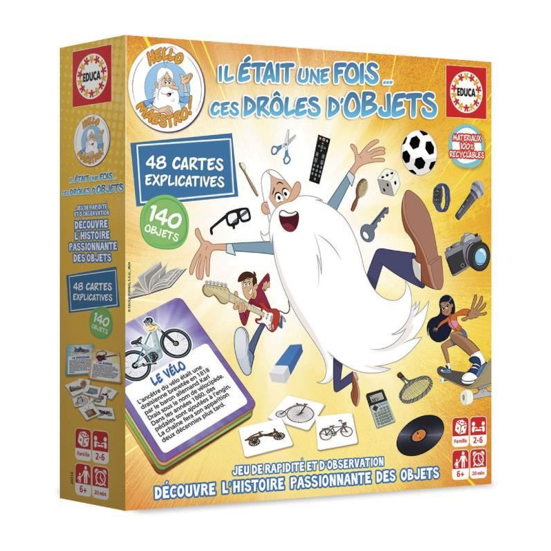 Speed game - EDUCA - Once Upon a Time... These Funny Objects - Observa