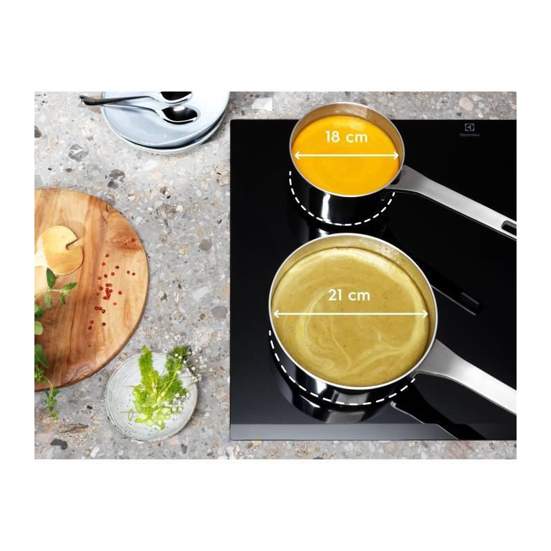 ELECTROLUX EIV734 - Induction hob - 4 cooking zones - 7350 W - 15 powe