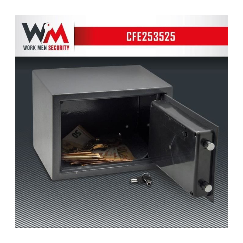 WORKMEN SECURITY Electronic safe with code 16L 25x35x25 cm