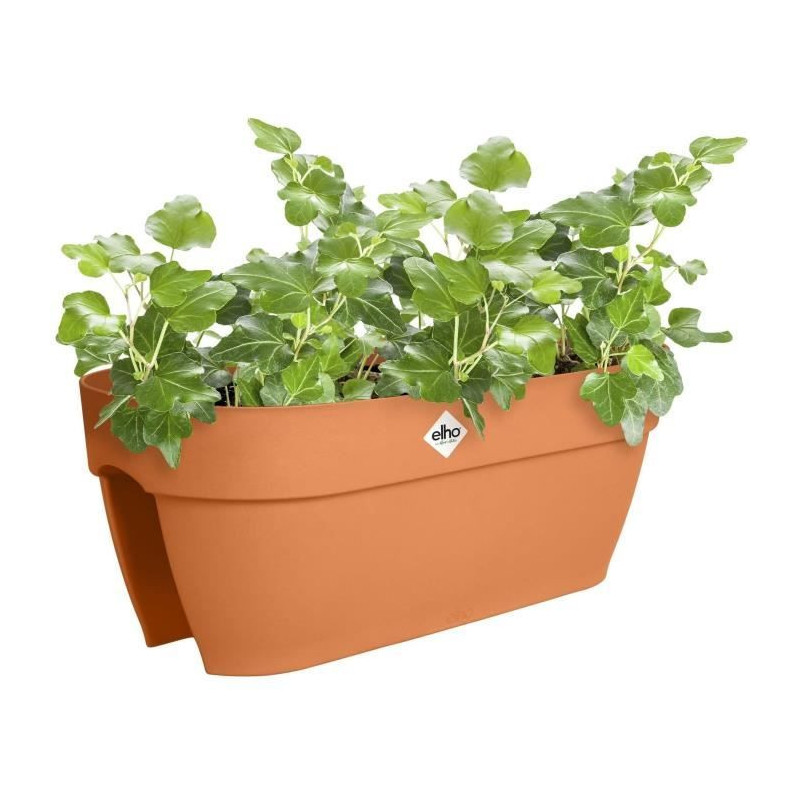 Flower pot - ELHO - Vibia Campana Flower Bridge 60 - Brown - L 26 x B