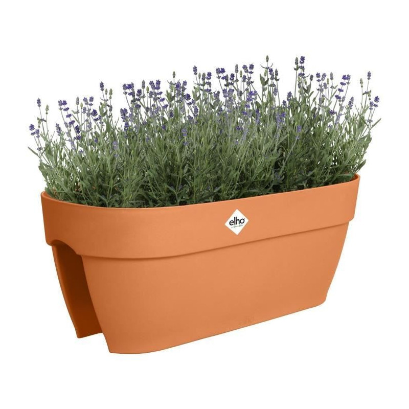 Flower pot - ELHO - Vibia Campana Flower Bridge 60 - Brown - L 26 x B