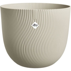 Flower pot - ELHO - Sereh Round 30 - Beige - L 30 x B 29.5 x H 25 cm -