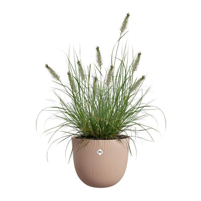 Flower pot - ELHO - Sereh Rond 40 - Brown - Ø 39 x H 33 cm - 100% rec