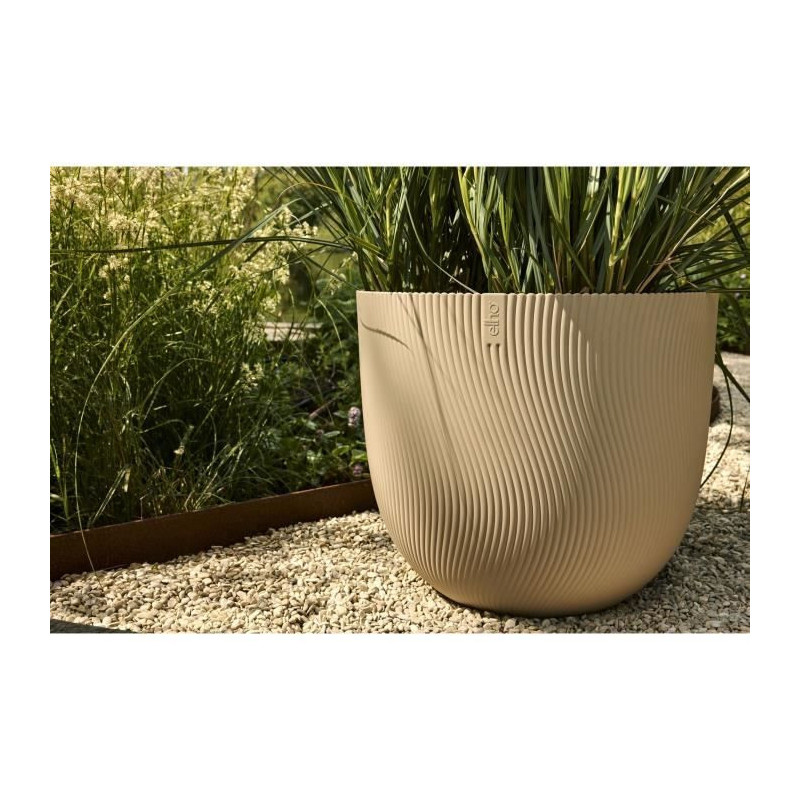 Flowerpot - ELHO - Sereh Round 47 - Beige - Ø 47 x H 40 cm - 100% rec
