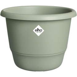 Flowerpot - ELHO - Amiga Round 25 - Green - L 25 x W 24.5 x H 18 cm -