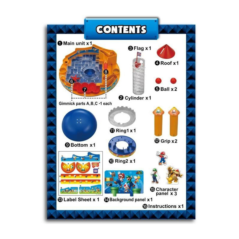 Board game - EPOCH 7378 - Super Mario Castle Land