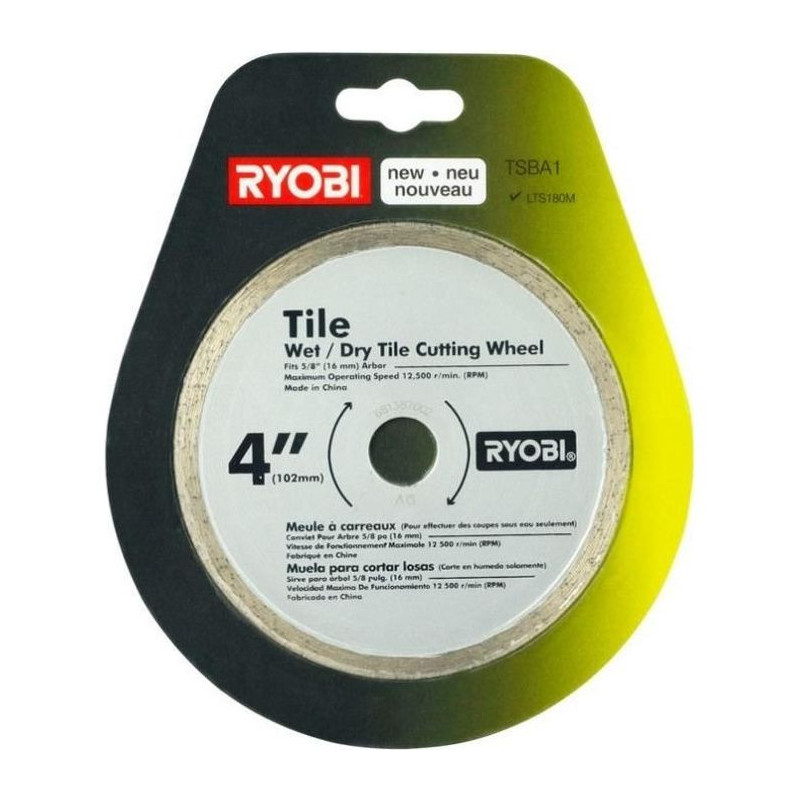 RYOBI cutting disc Ø 102 mm for tile LTS180M