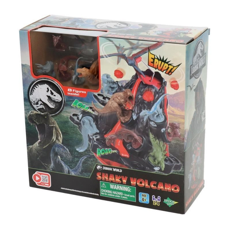 Board Game - EPOCH GAMES - Jurassic World Shaky Volcano - Erupting Vol