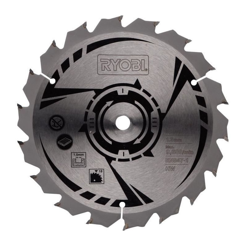 RYOBI ULTRA FINE blade 150 mm - 18 teeth - bore 10 mm