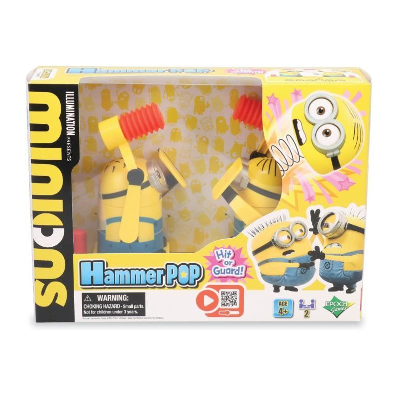 Skill Game - EPOCH GAMES - Minions Hammer POP - Hit the Minion's Head,