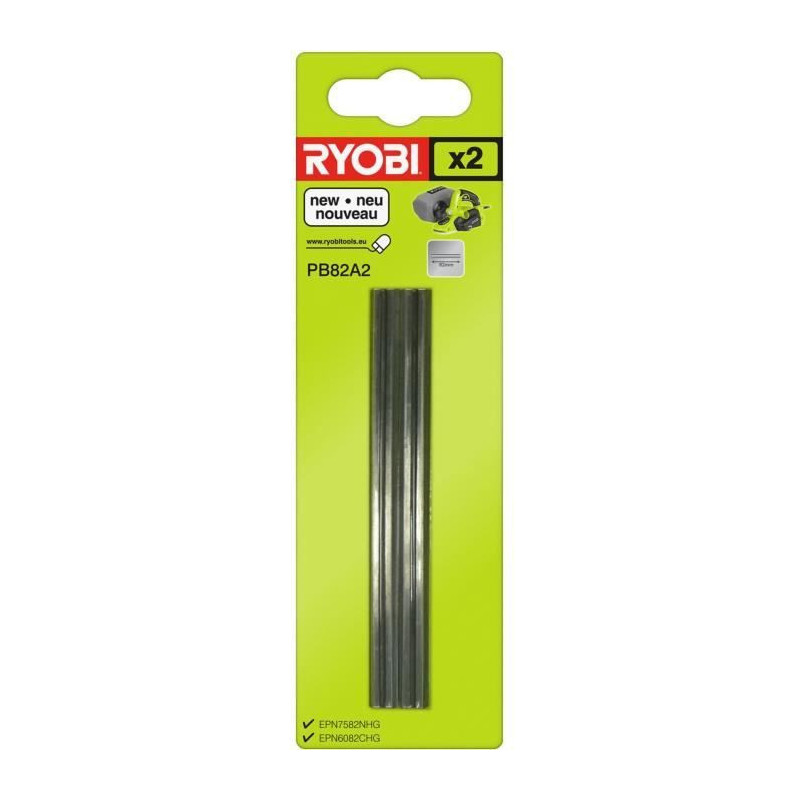 RYOBI Set of 2 carbide carbide feeders width 82 mm