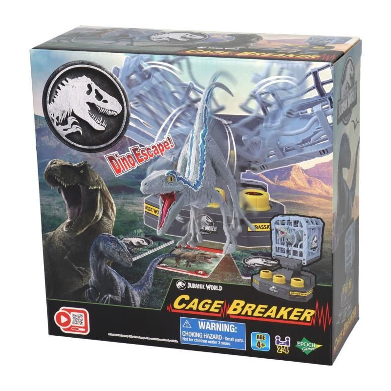 Board game with T-Rex and cage - EPOCH - Jurassic World Cage Breaker