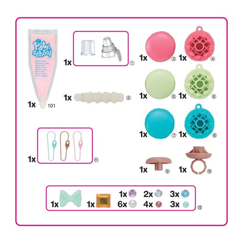 The macaron creation kit - Pati-School - 32357
