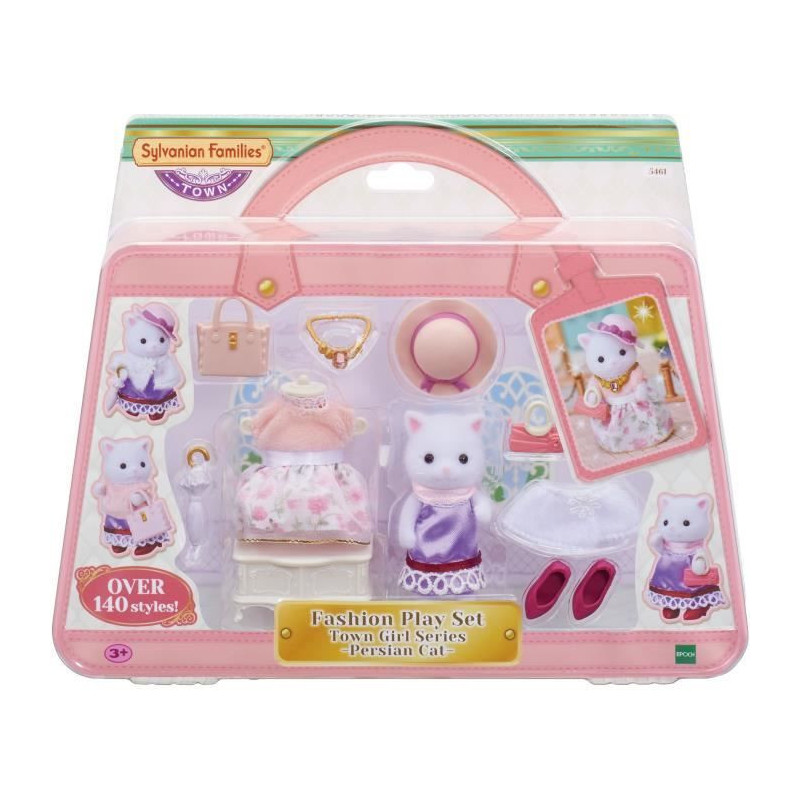 SYLVANIAN FAMILIES 5461 The Fashion Suitcase And Big Sister Persian Ca