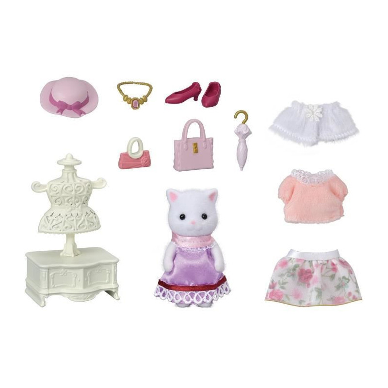SYLVANIAN FAMILIES 5461 The Fashion Suitcase And Big Sister Persian Ca
