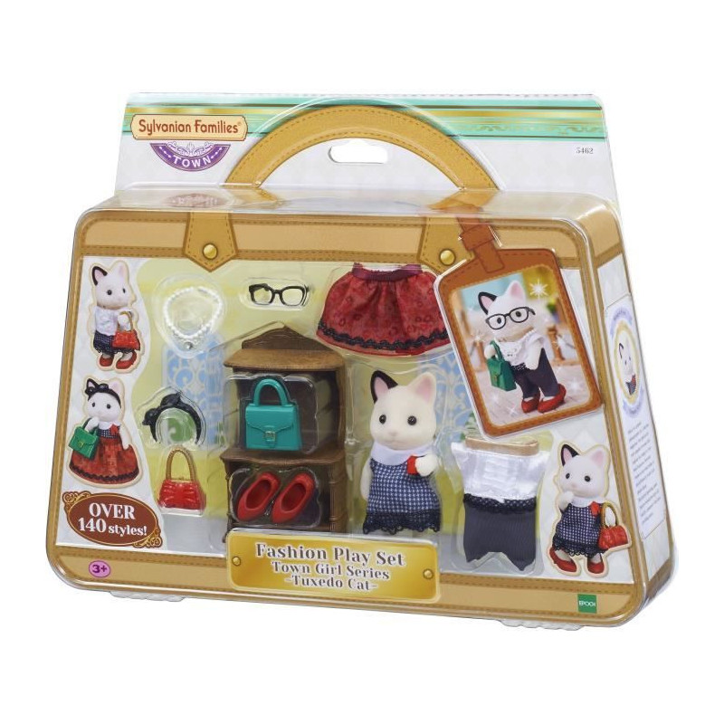SYLVANIAN FAMILIES 5462 The Fashion Suitcase And Big Sister Two-tone C