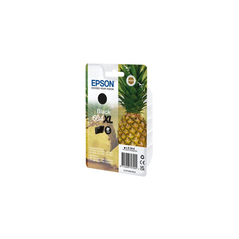 Ink cartridge - EPSON - Pineapple 604XL - Black - High capacity - 500