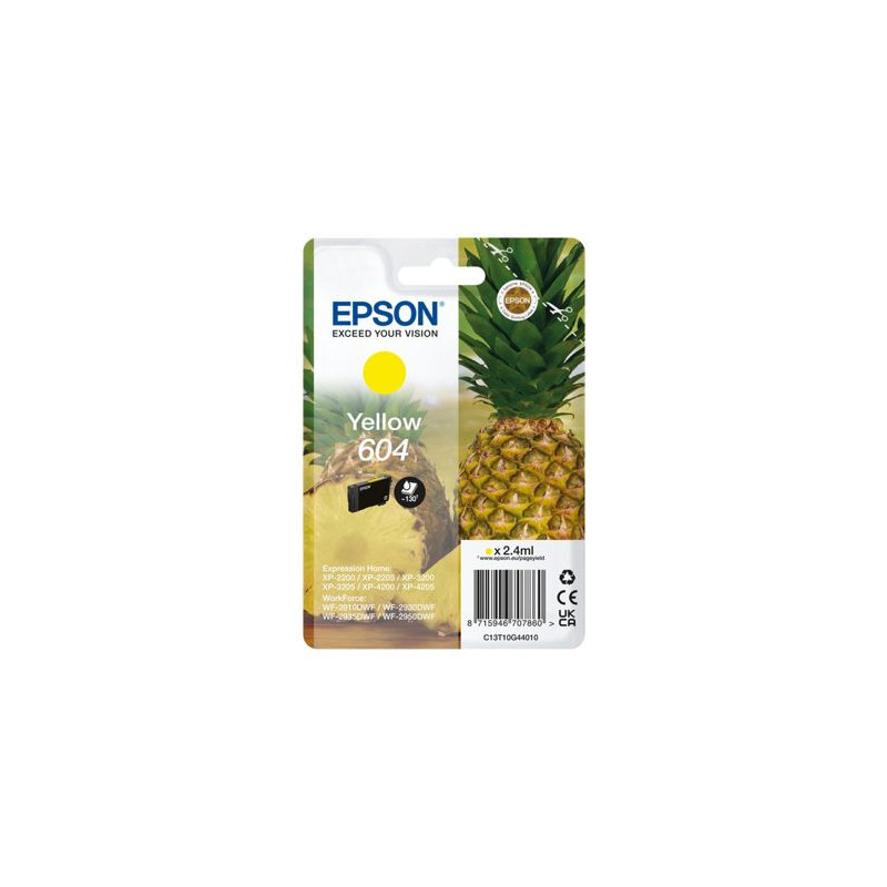 Ink - EPSON - Yellow - Pineapple 604