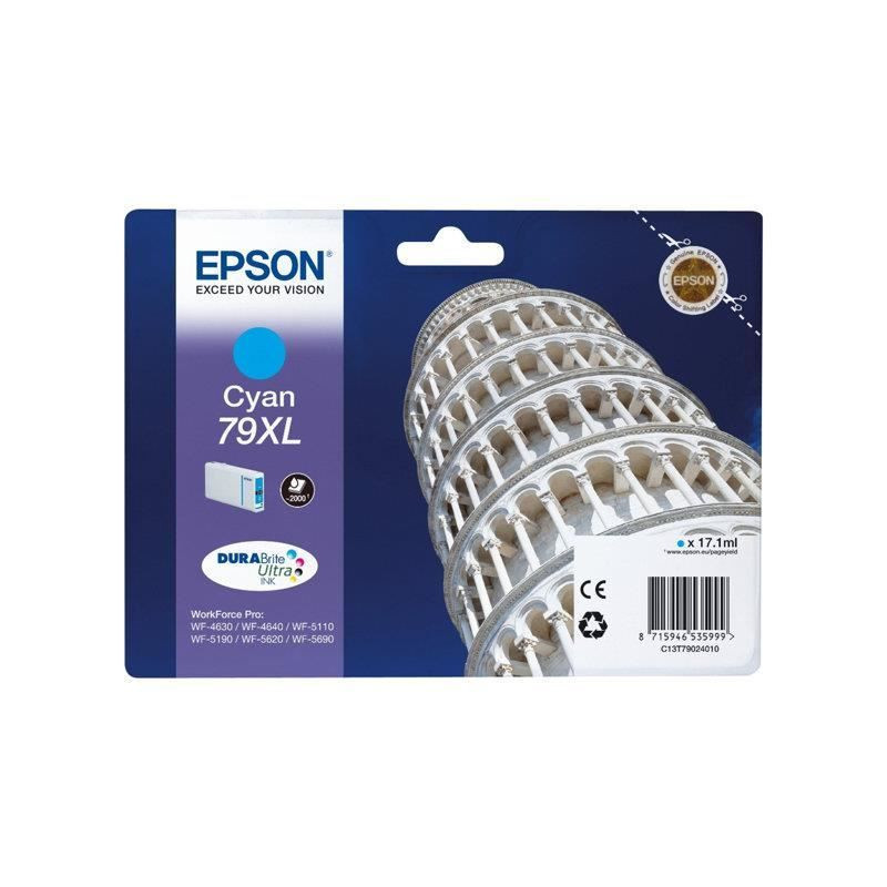 Epson 79XL Pisa Tower Cyan Ink Cartridge