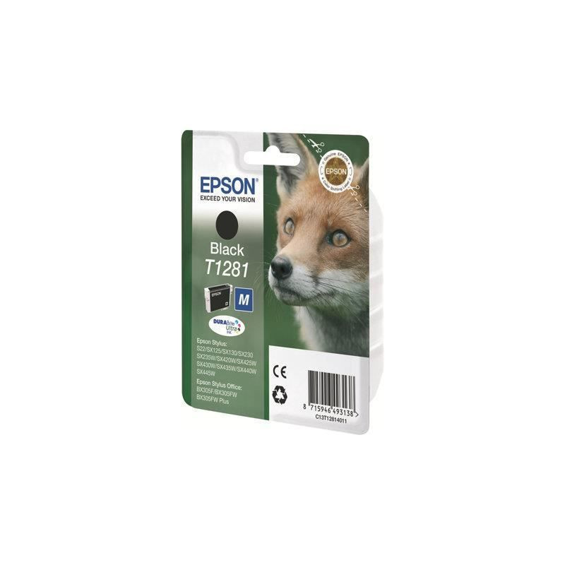 EPSON T1281 Cartridge - Fox - Black