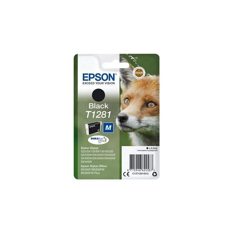 EPSON T1281 Cartridge - Fox - Black