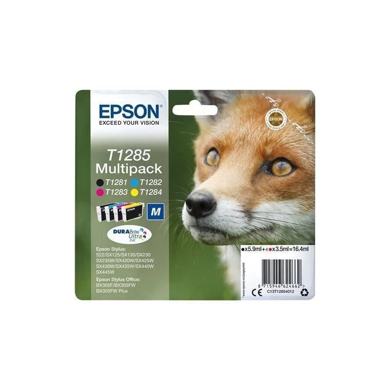 EPSON Multipack T1285 - Fox - Black, Cyan, Magenta, Yellow