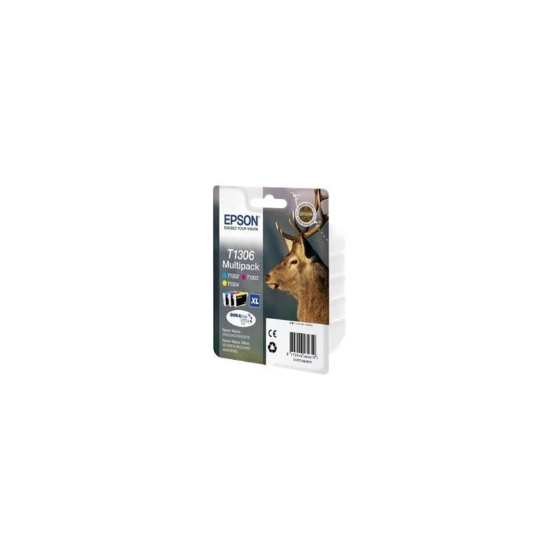 EPSON Multipack T1306 - Deer - Cyan, Magenta, Yellow
