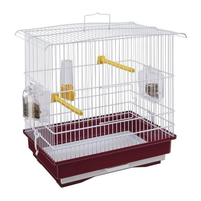 Giusy Red and White Birds Cage