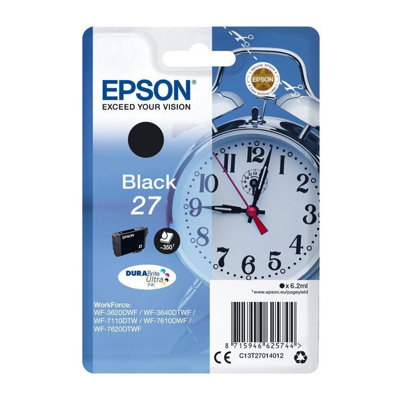 EPSON T2701 Cartridge - Alarm Clock - Black
