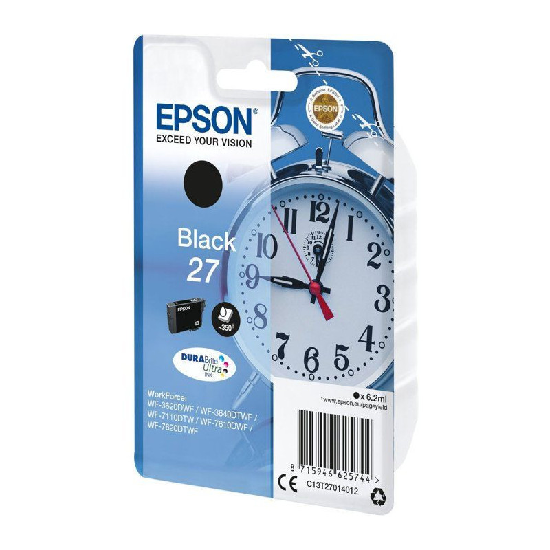 EPSON T2701 Cartridge - Alarm Clock - Black