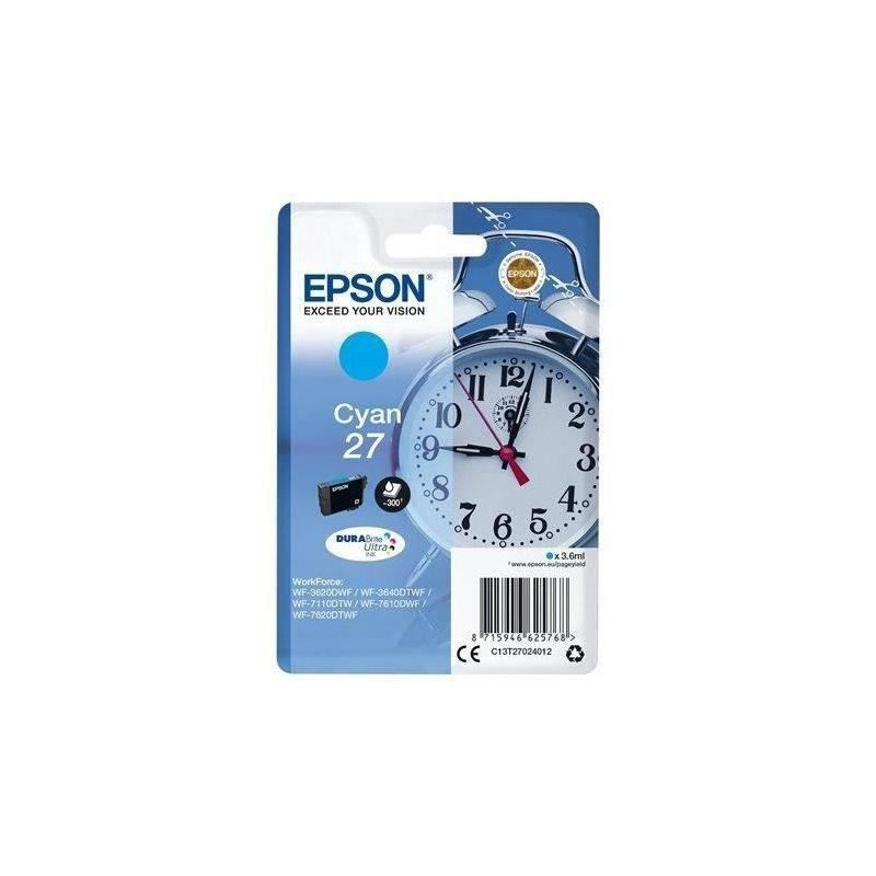 EPSON T2702 Cartridge - Alarm Clock - Cyan